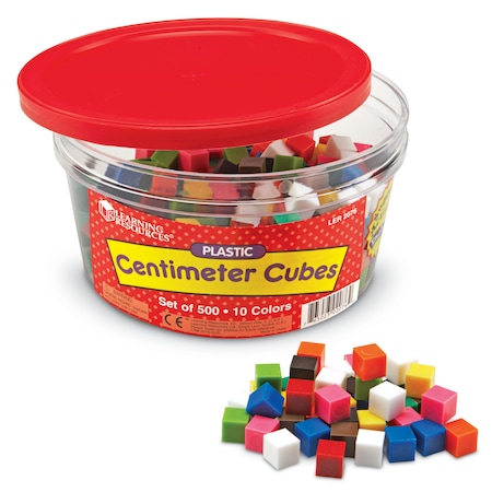 Learning Resources Centimeter Cubes, PK500 2076